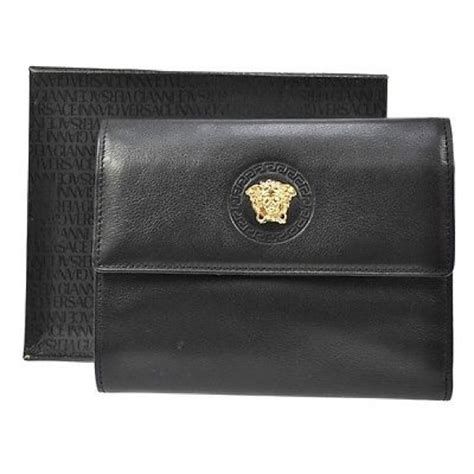 vintage versace wallet|authentic versace wallet.